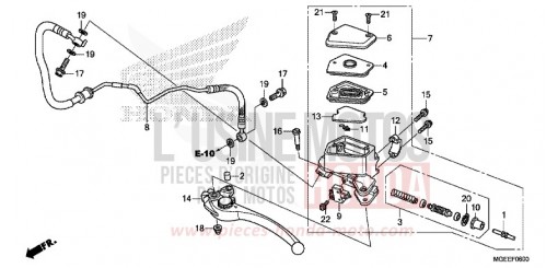 MAITRE-CYLINDRE VFR1200FF de 2015